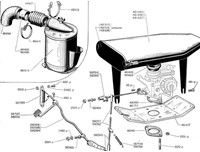 Engine - Carburettor + air filter